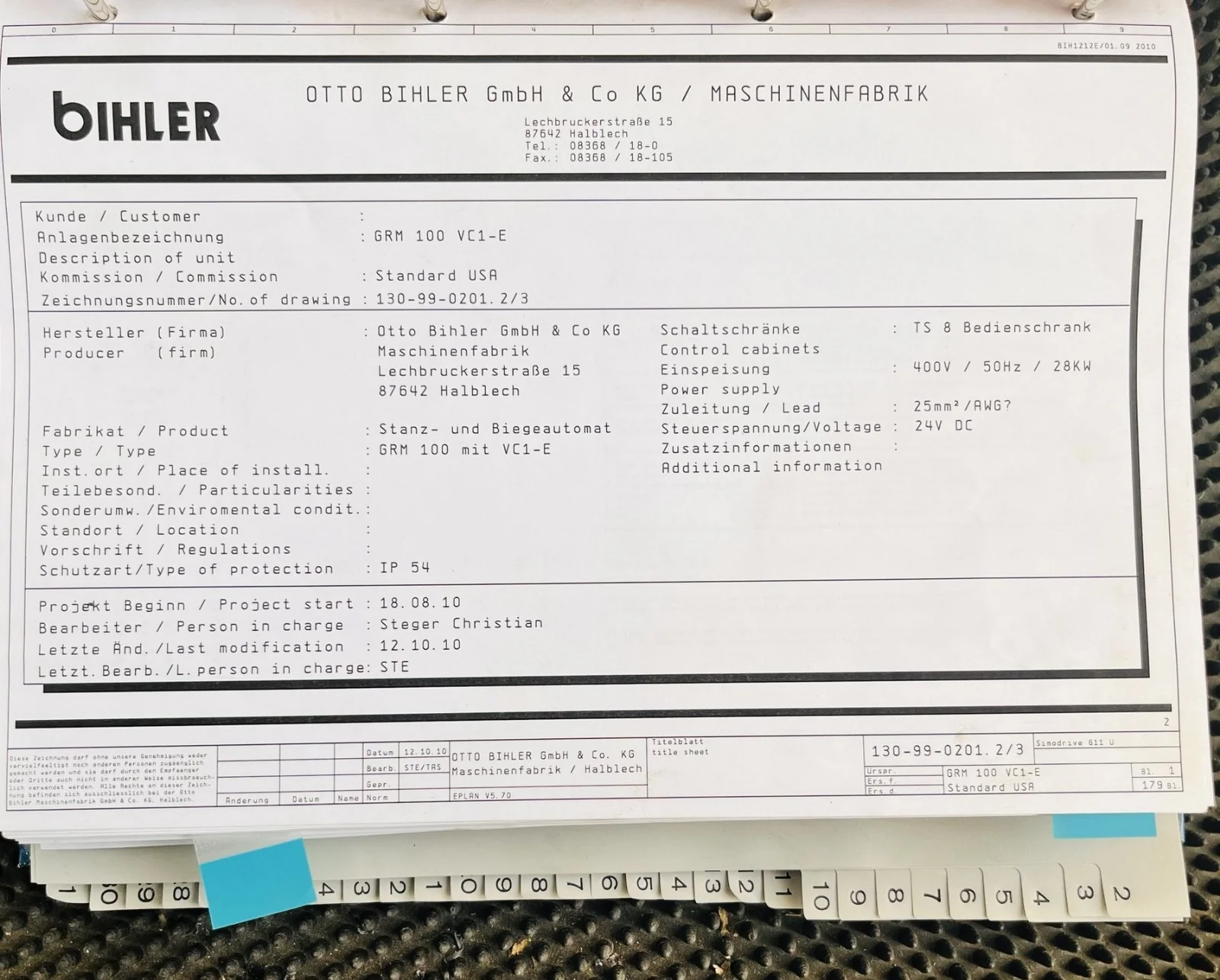 Bihler GRM 100 17