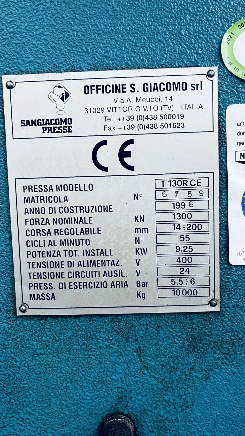 Sangiacomo T 130 RCE 11