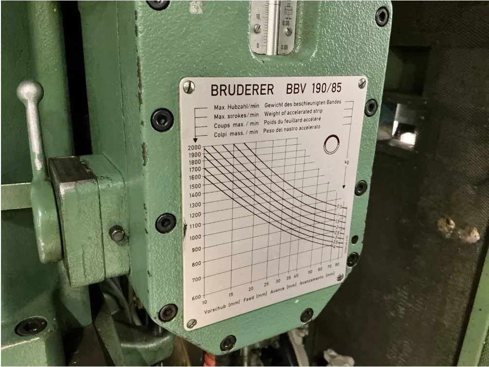 BRUDERER BSTA 25 EL 8