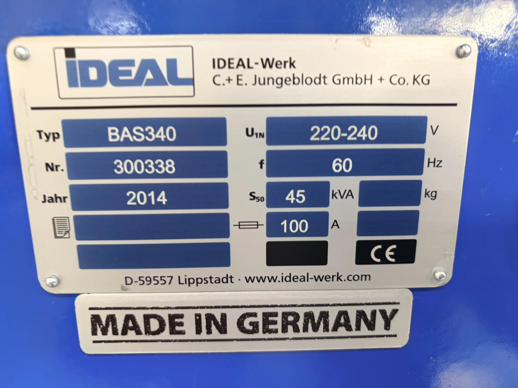 iDEAL BAS 340 14